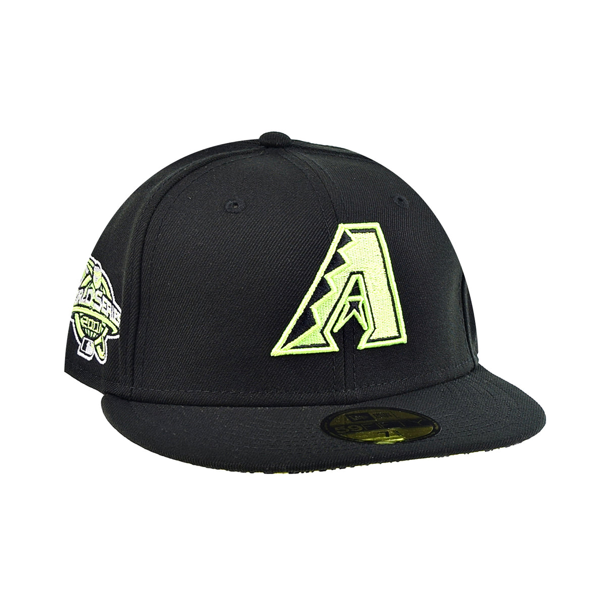 Arizona Diamondbacks Hat New Era 59Fifty Baseball Fitted Cap Black Red  Snake