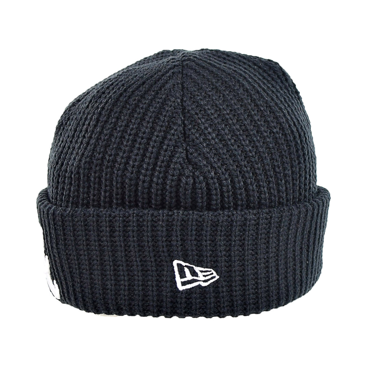 New Era Men's Atlanta Braves Navy Knit Fold Hat