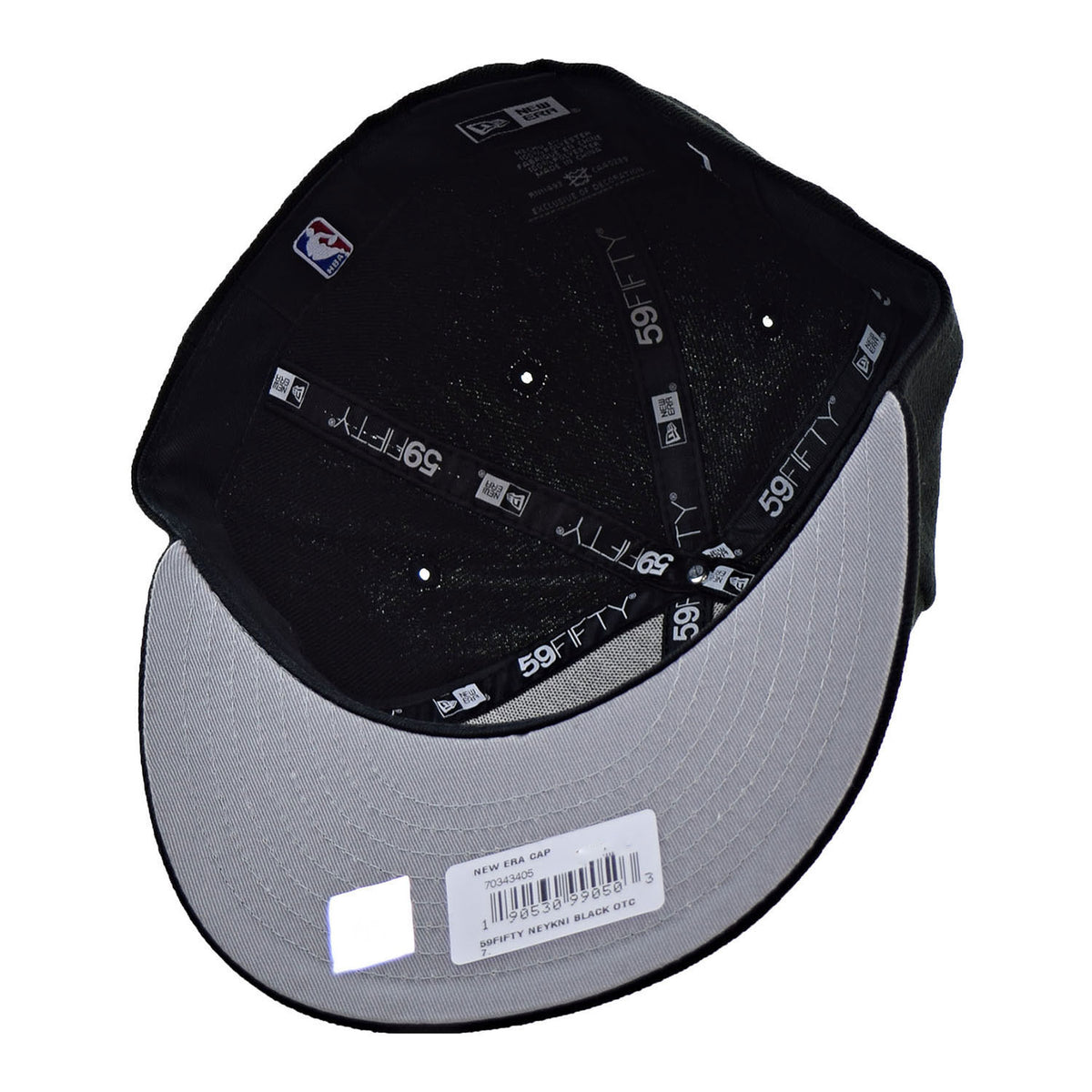 New Era New York Knicks 59Fifty Men's Fitted Hat Cap Black/Orange/White