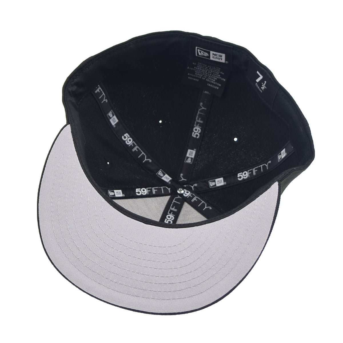 New Era Long Island NY 59Fifty Men's Fitted Hat Black-Red