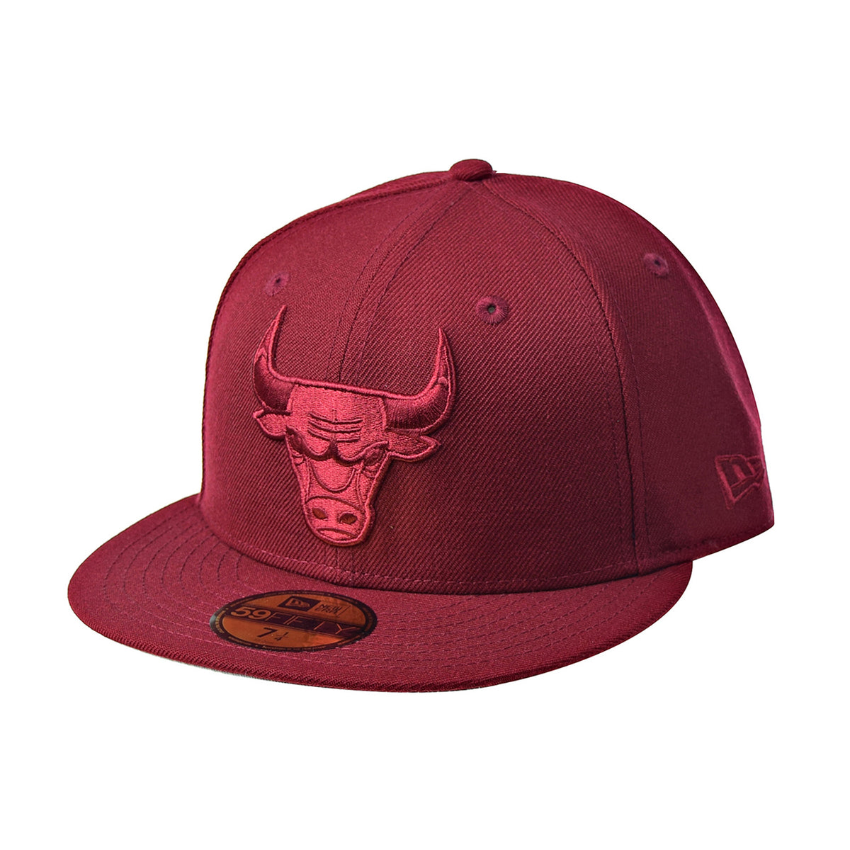 New Era Chicago Bulls 59FIFTY Fitted Men's Hat Burgundy Burgundy / 7 1/8