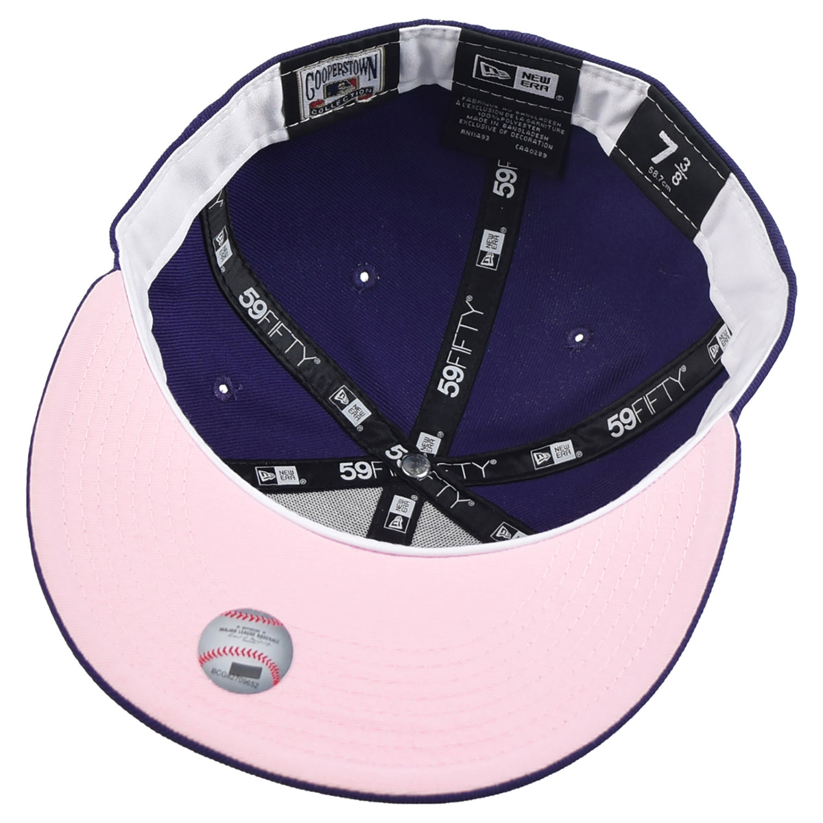 New Era Arizona Diamondbacks World Series 2001 59Fifty Men's Hat Purple-Pink