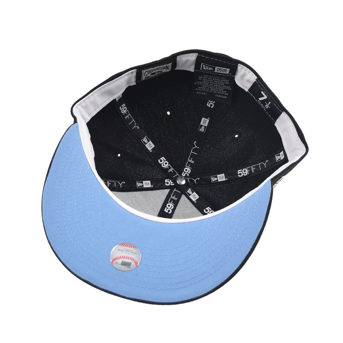 New Era Chicago White Sox "Comisky Park" 59Fifty Fitted Hat Black-Blue Bottom