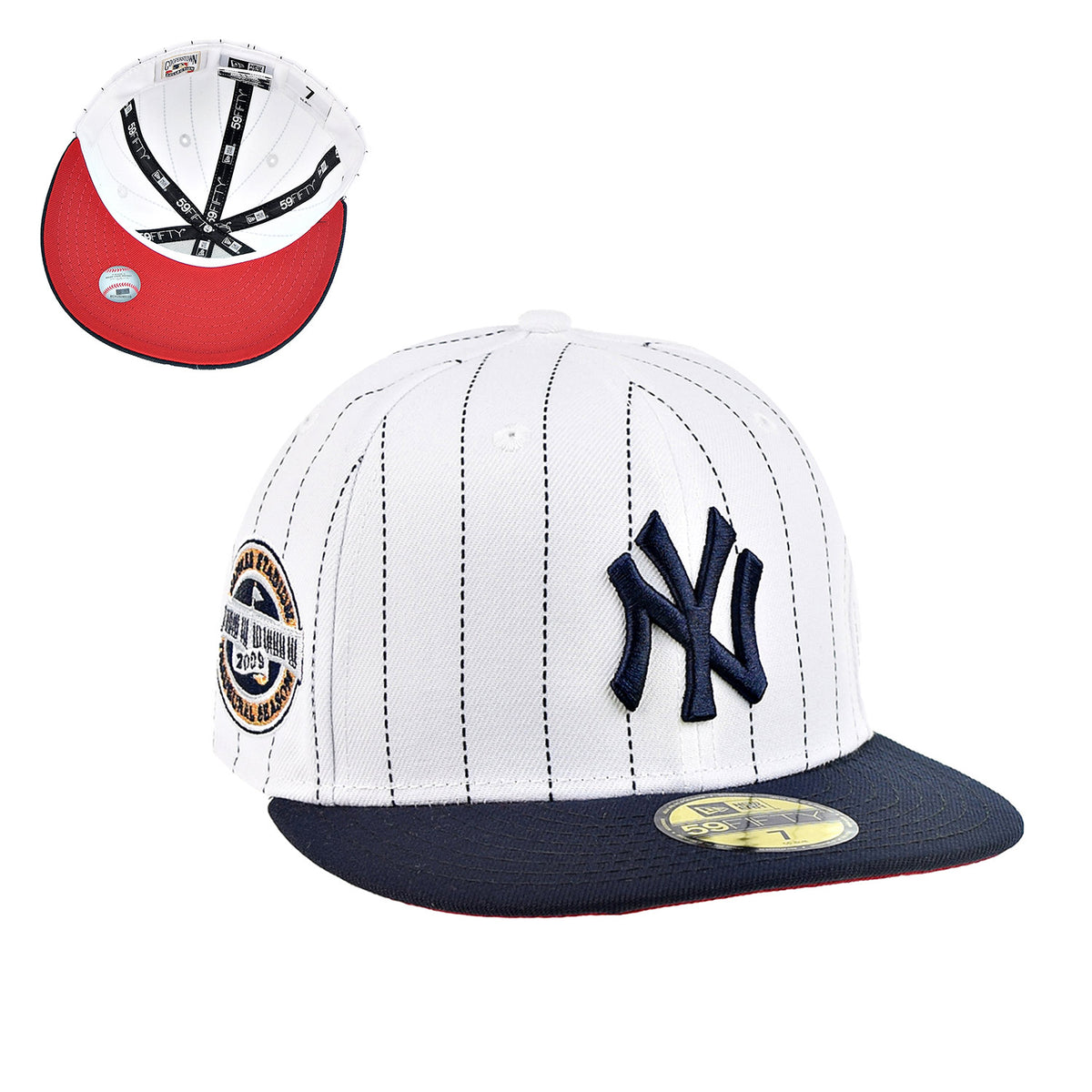Men's New Era Maroon York Yankees White Logo 59FIFTY Fitted Hat