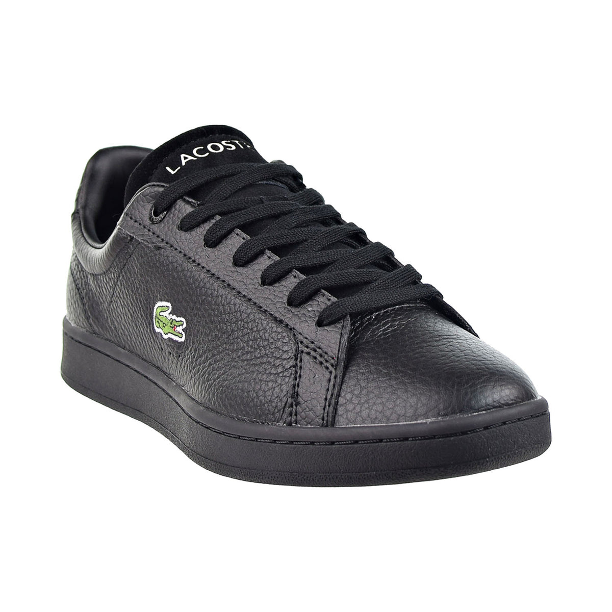 spise Rasende Kriminel Lacoste Carnaby Evo Leather Platinum Men's Shoe Black