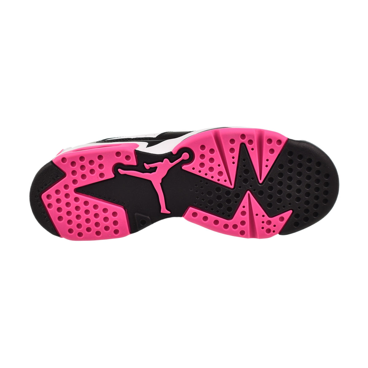 Air Jordan 6 Retro Low (GS) Big Kids' Shoes Black-White-Fierce Pink