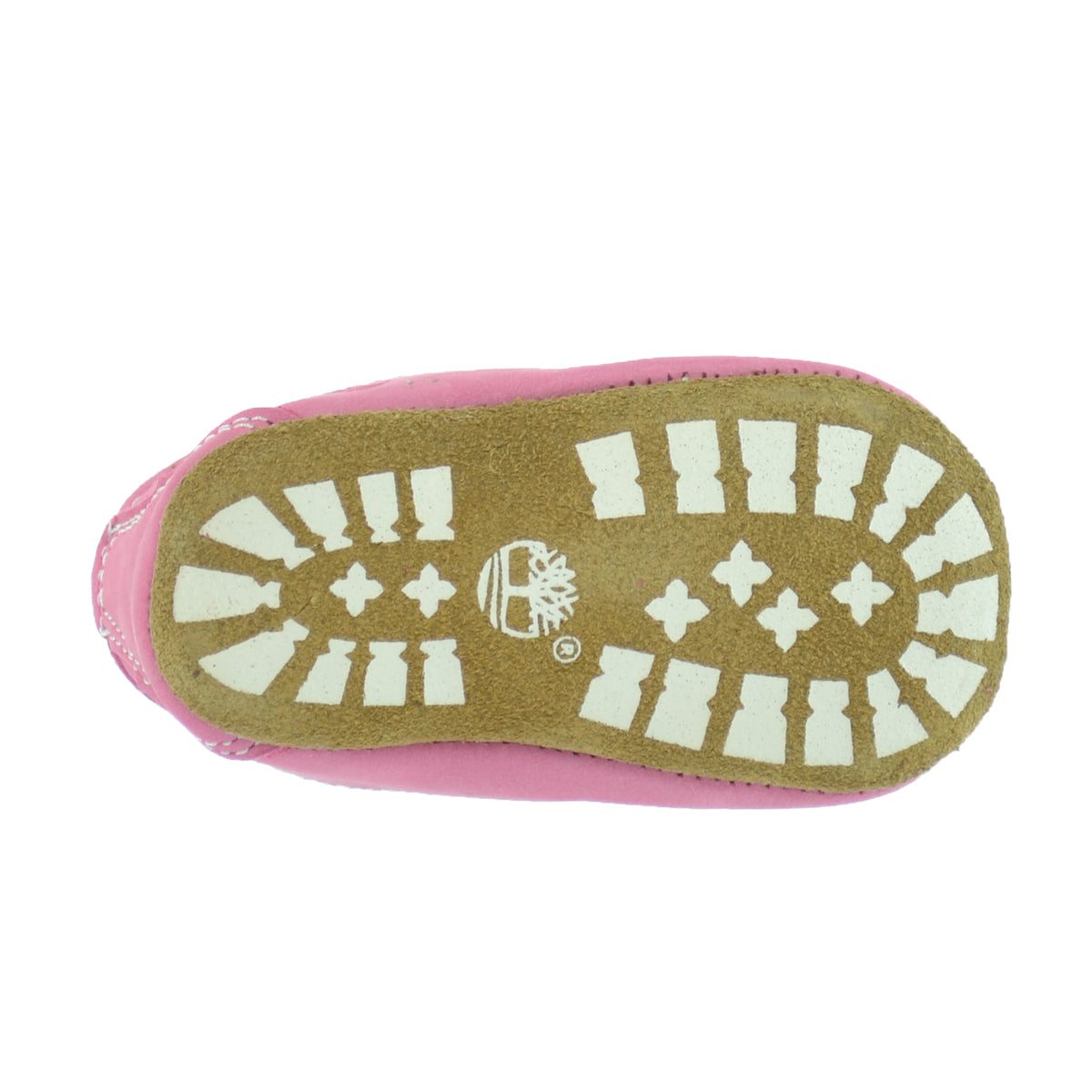 Timberland Crib Booties And Hat Set Infant Toddlers Baby Pink/White