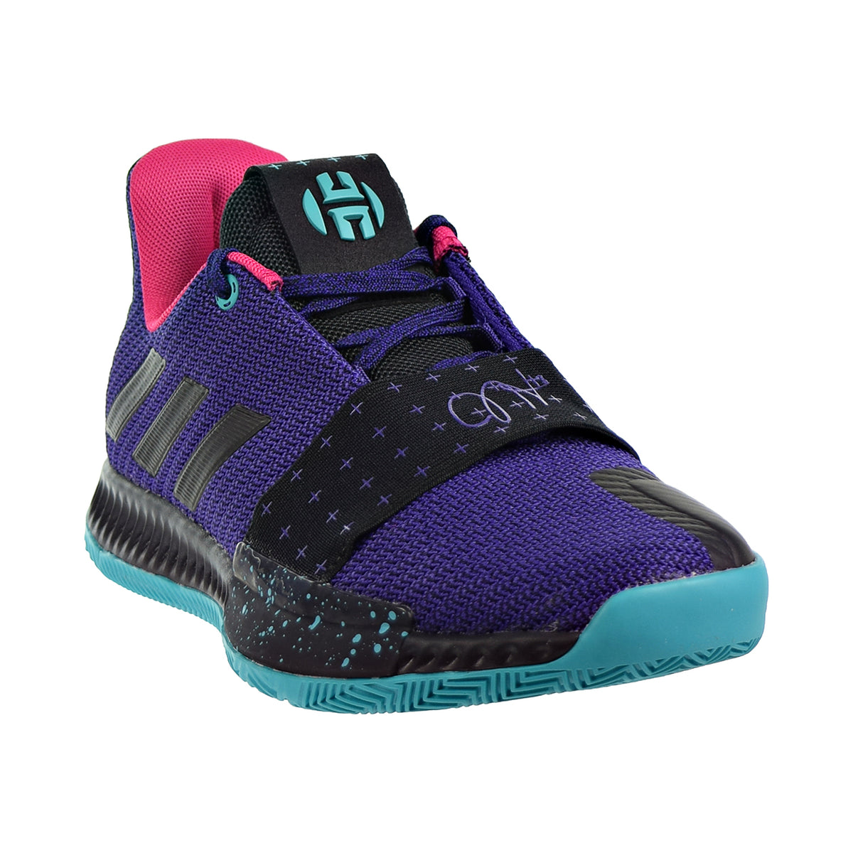 Adidas Harden J Big Kids Shoes Collegiate Purple/Core Black/Light Aqua
