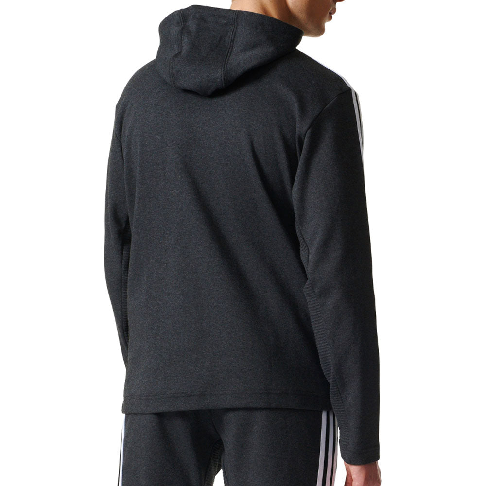 Originals Men\'s Black/White Zip Curated Full Hoodie Adidas