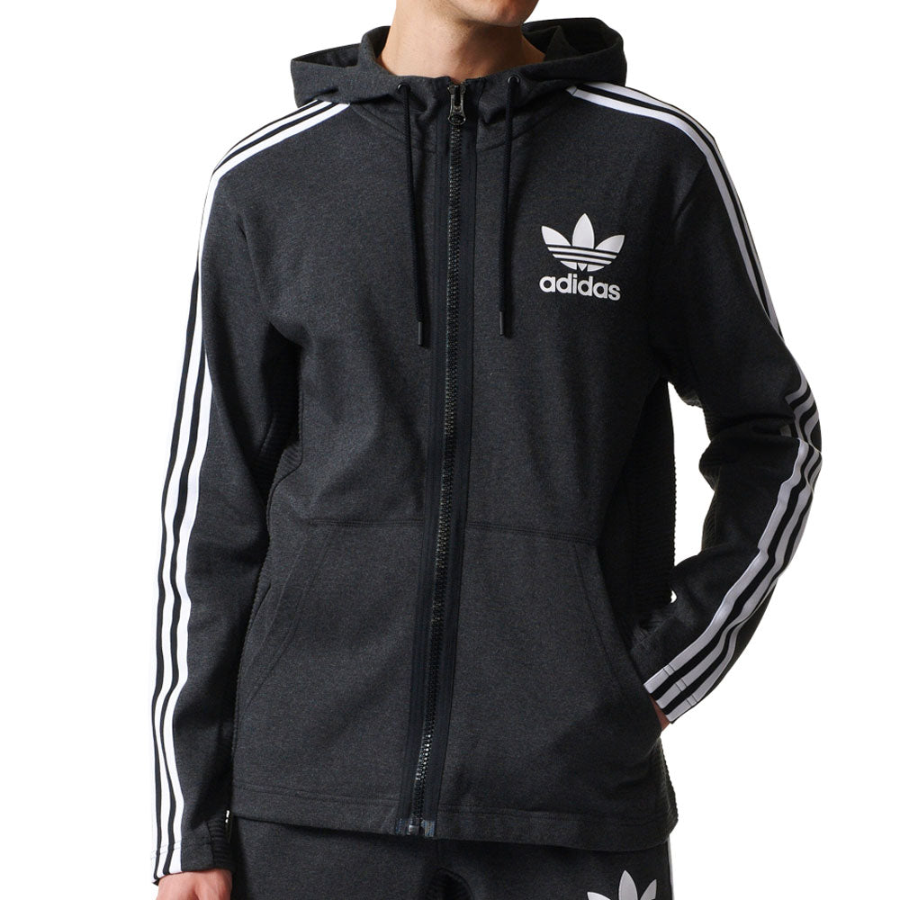 Adidas Originals Adidas Slim Zip Hoodie Adidas Originals Curated