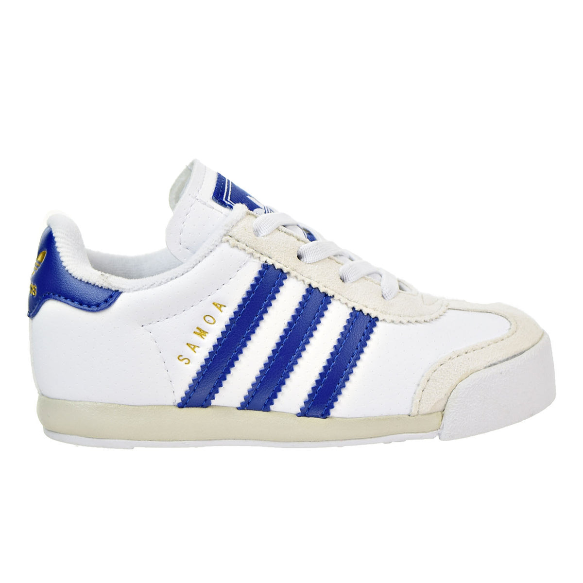 Shoe Samoa White Blue Adidas Originals Samoa Infant's Shoes White