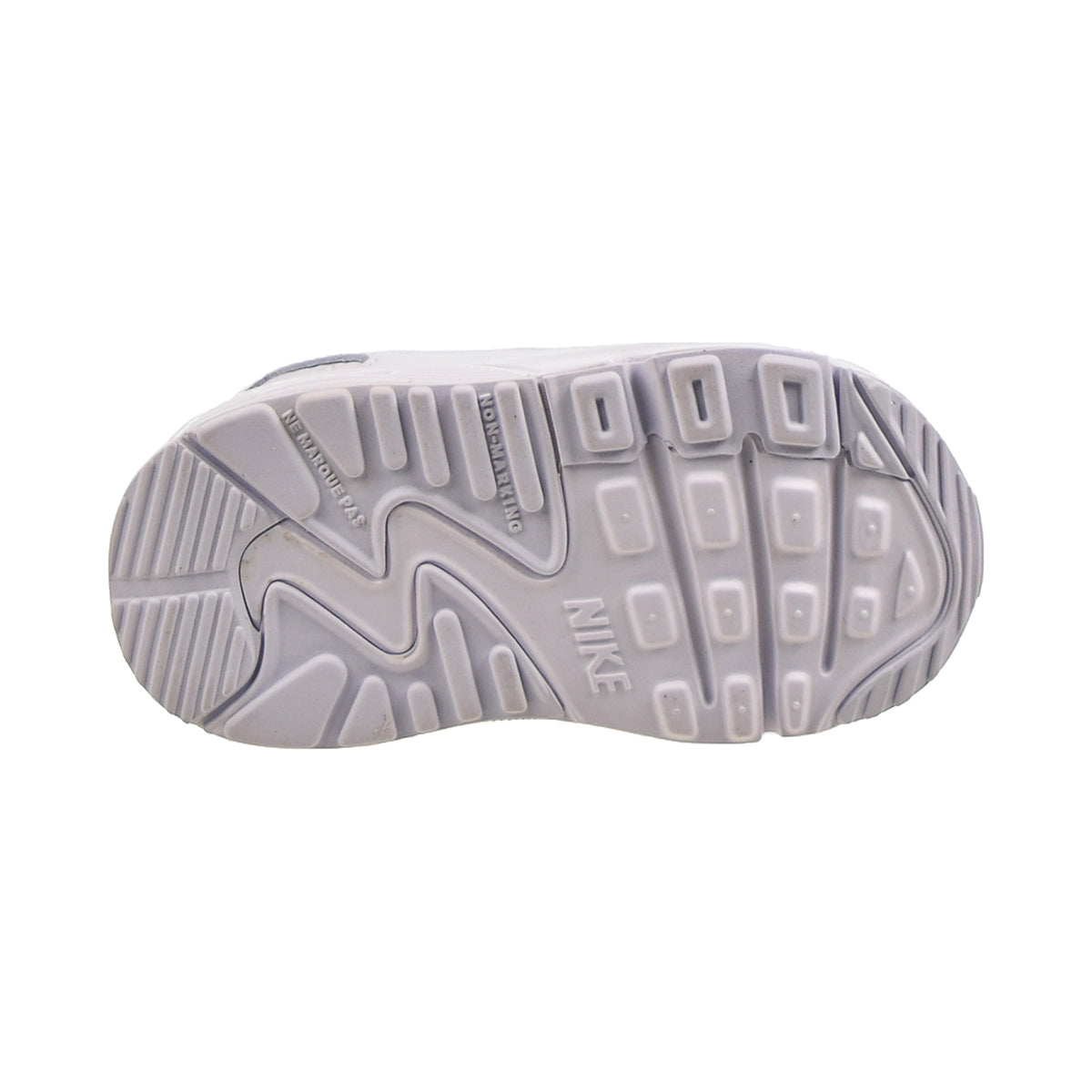 Nike Air Max 90 (TD) Toddler's Shoes White-Metallic Silver