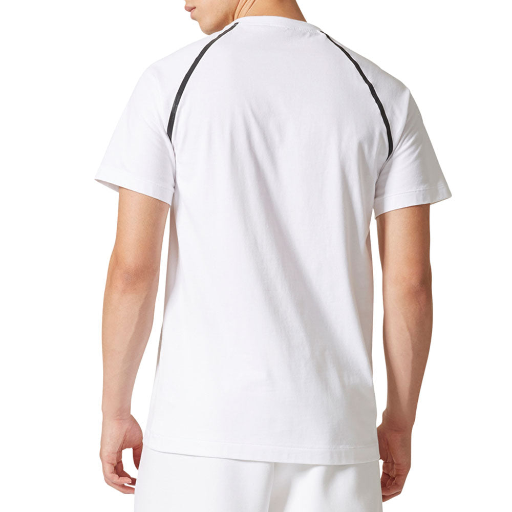 White/Black T-Shirt Short Adidas Men\'s Originals Sleeve