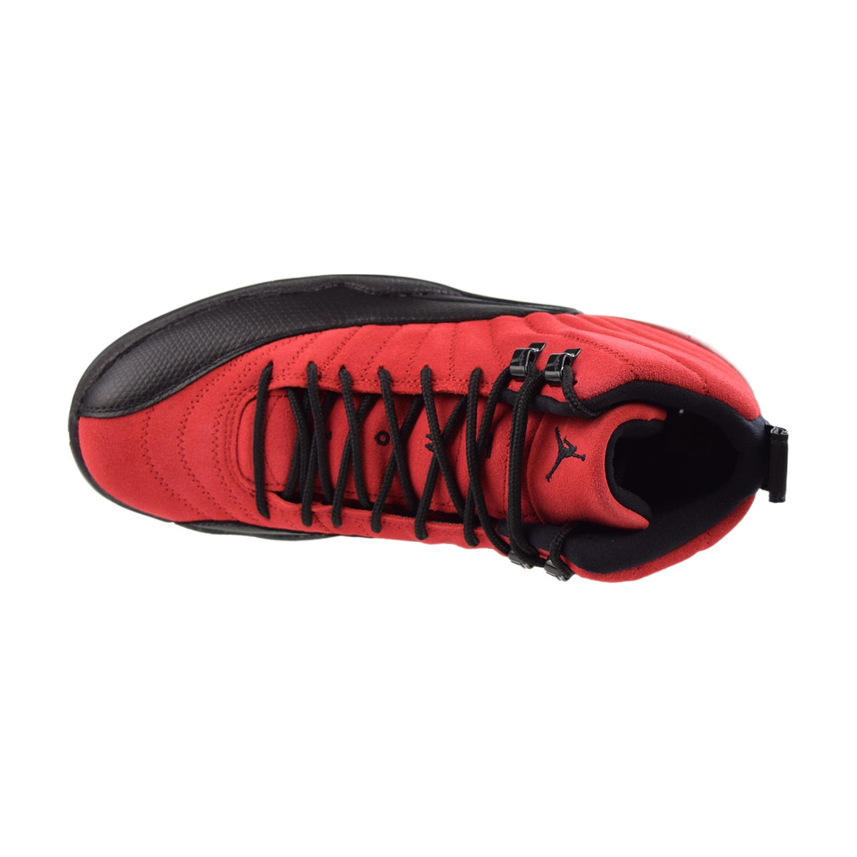 Jordan 12 Retro Reverse Flu Game Men's Shoes Varsity Red-Black