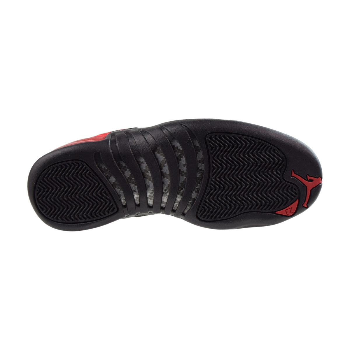 Jordan 12 Retro Reverse Flu Game Men's Shoes Varsity Red-Black