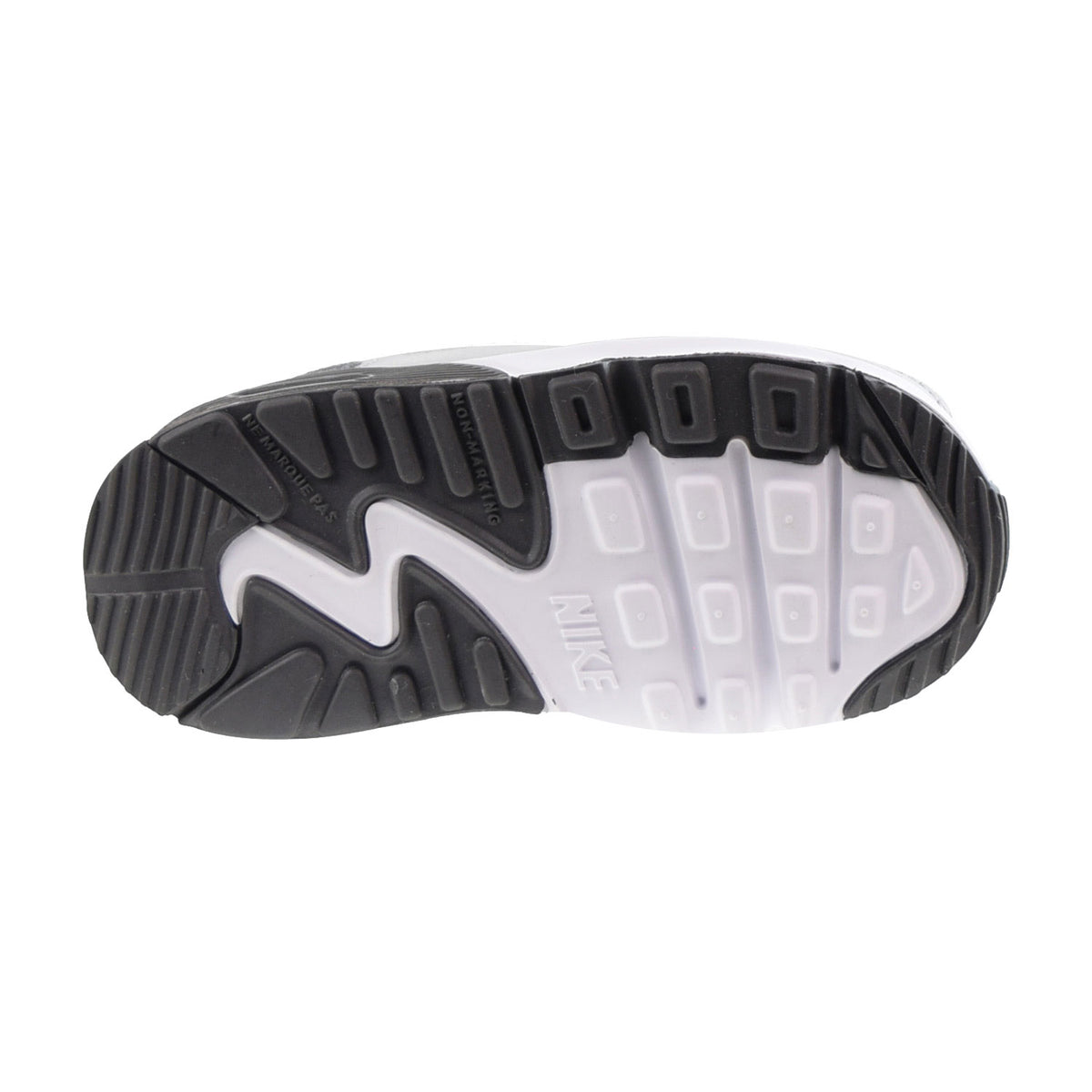 Nike Air Max 90 Toggle (TD) Toddlers Shoes White-Iron Gray Fog