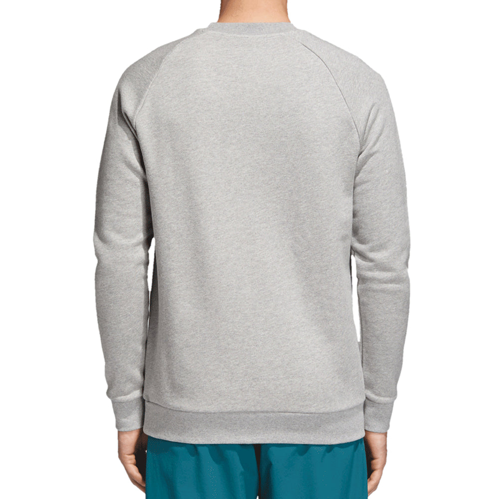 Adidas Men's Originals Trefoil Warm-Up Crew Sweatshirt Medium Grey Heather