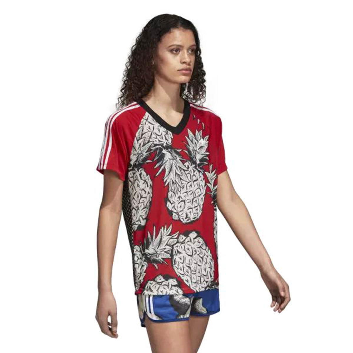 Adidas Originals Women's 3 Stripes Tee Multicolor