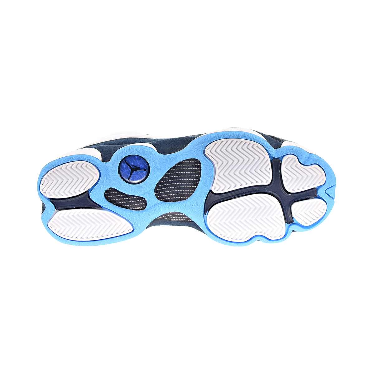 Air Jordan 13 Retro (GS) Big Kids' Shoes White-Dk Powder Blue
