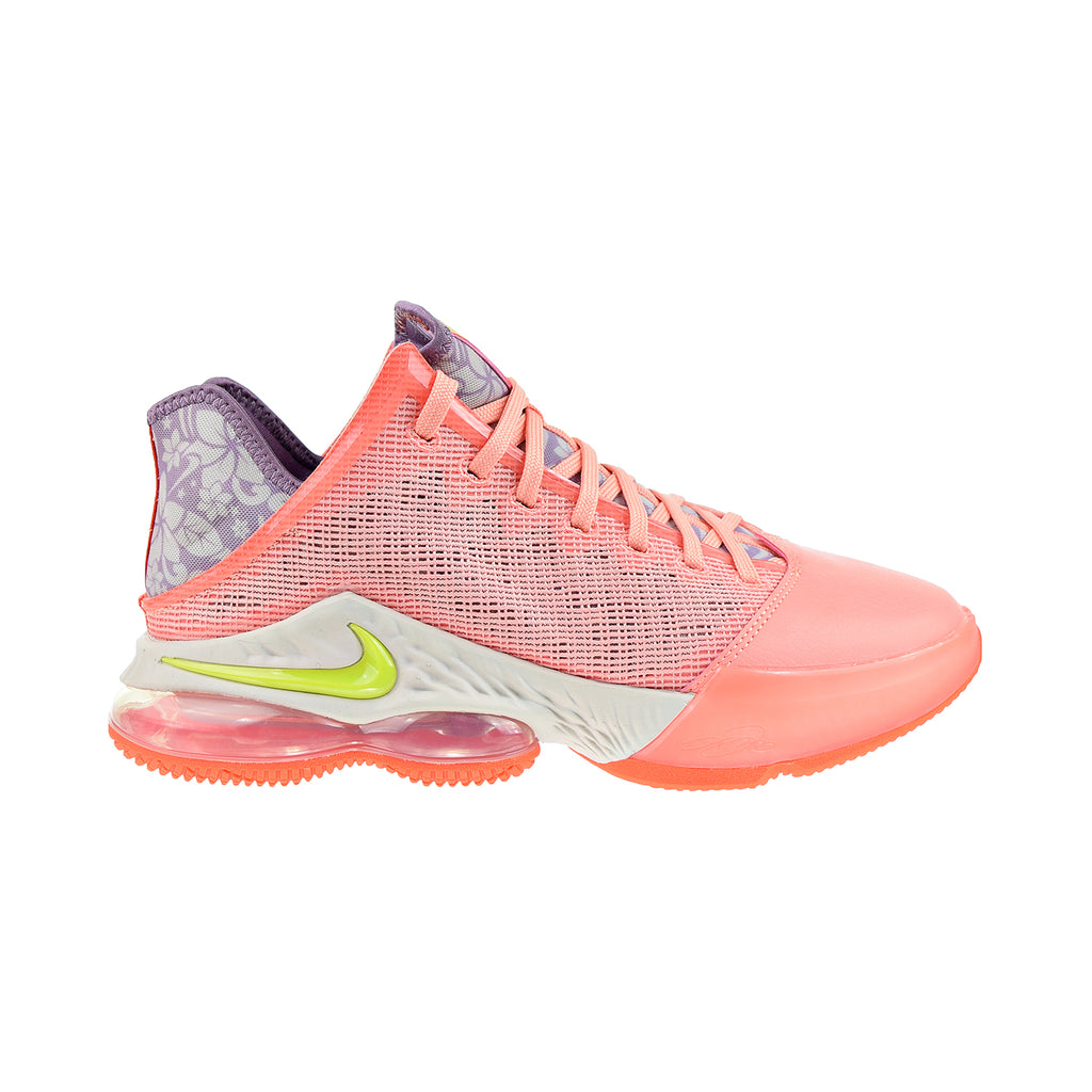 Nike Lebron 19 XIX Low Men's Basketball Shoes Crimson Bliss-Atomic Green