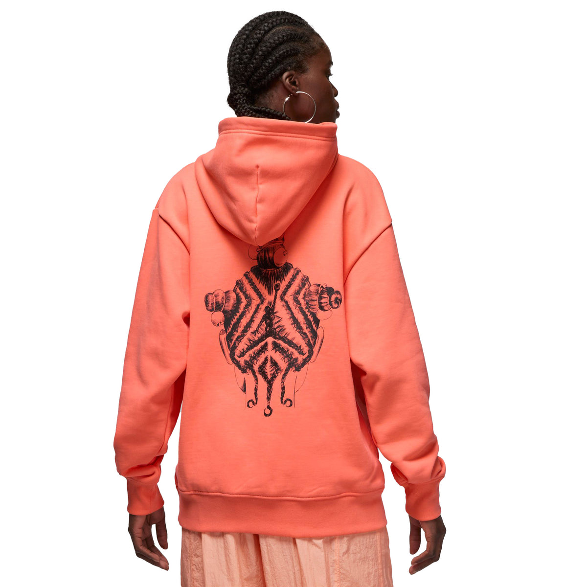 Jordan x Bephies Beauty Supply Pullover Women s Hoodie Lt Wild Mango