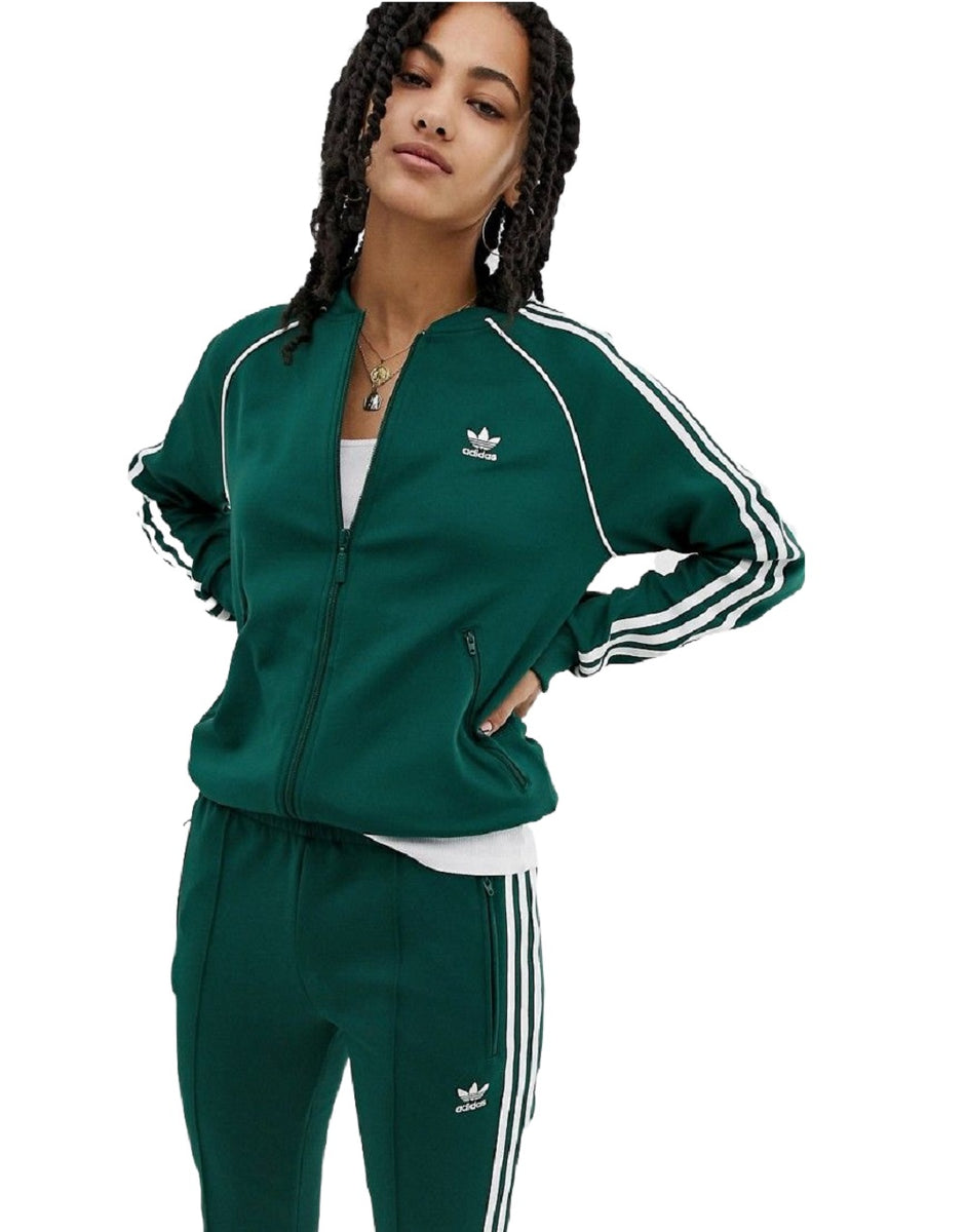 Green adidas tracksuits womens Clearance
