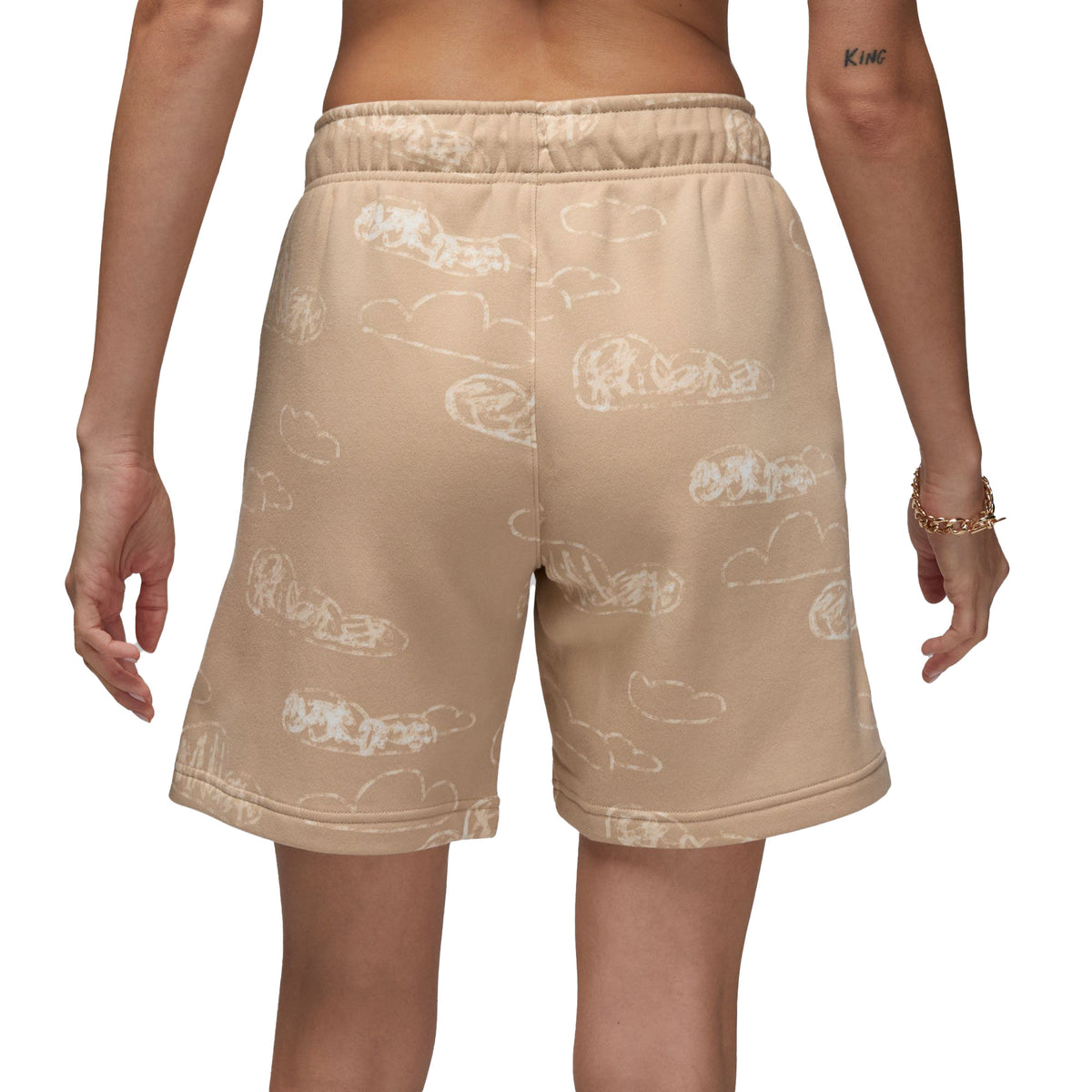 Jordan Flight Women's Washed Fleece Shorts Light Sienna