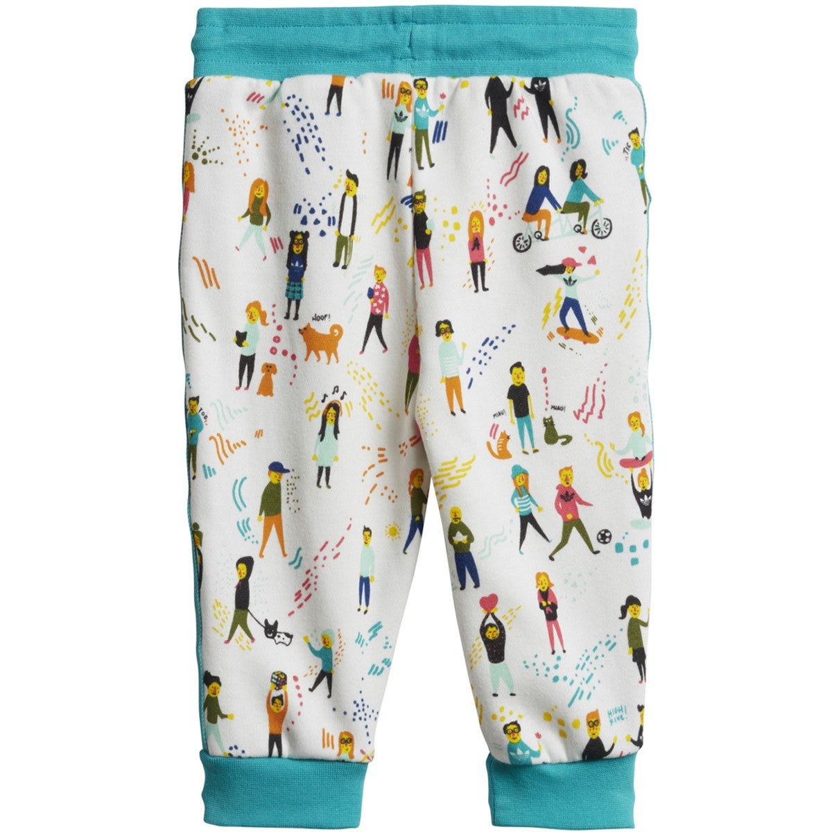Adidas Infants & Toddler Originals Hoodie Set Multicolor-Hi-Res Aqua