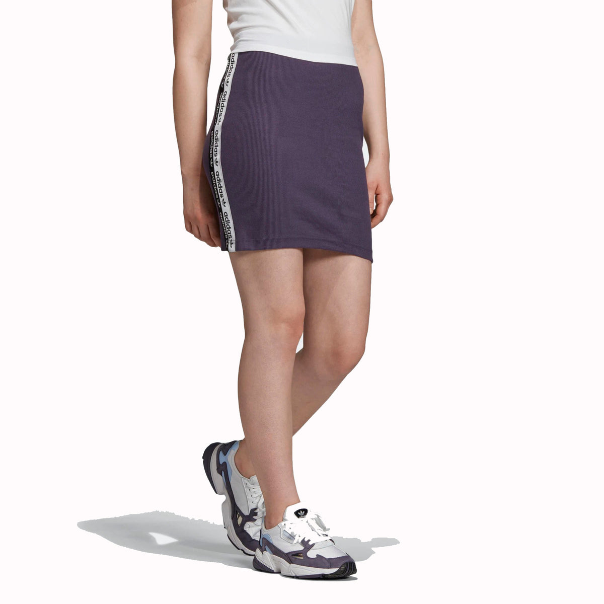 Adidas Originals Womens Tape Skirt Trace Purple
