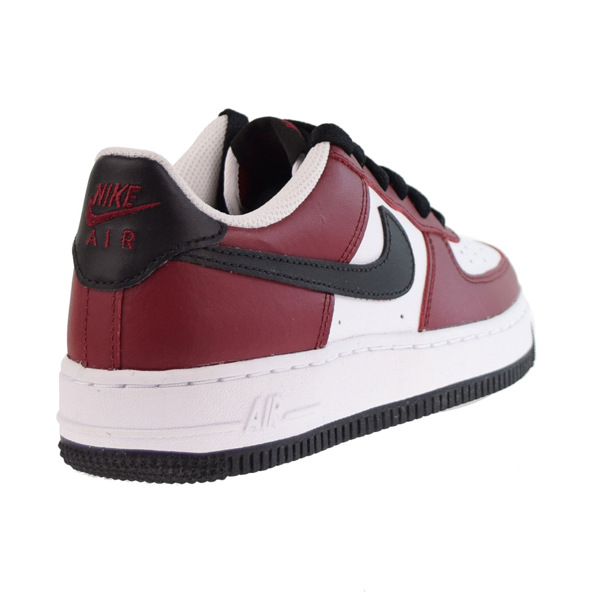 nike air force 1 red and white and black
