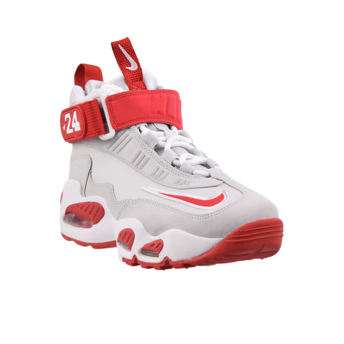 Nike Air Griffey Max 1 (GS) Big Kids' Shoes Pure Platinum-White-University  Red