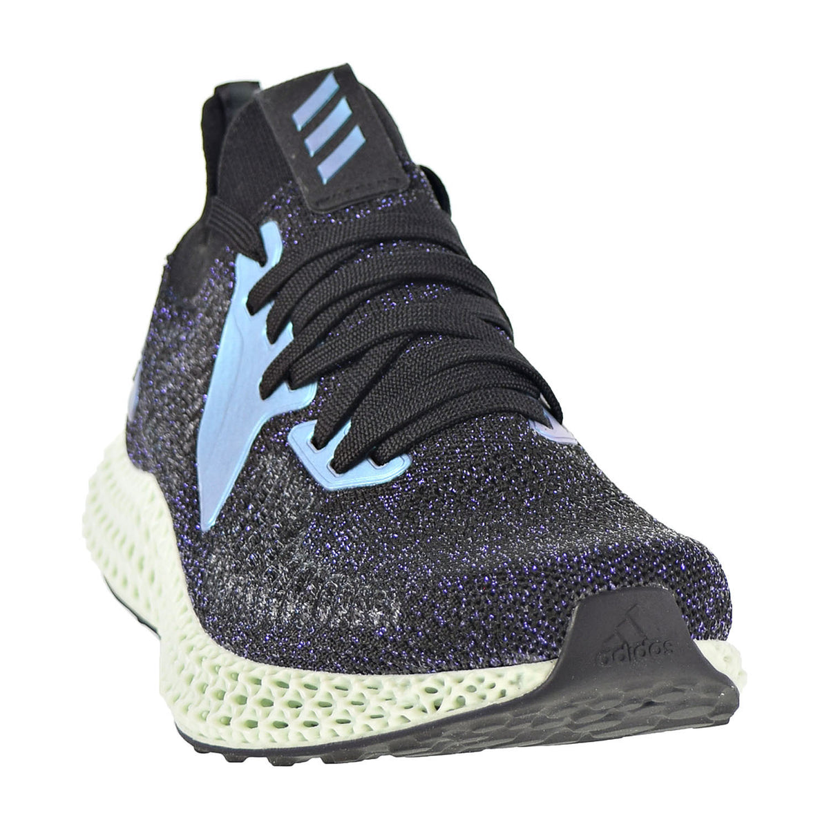 Adidas Alphaedge 4D Men's Shoes Core Black-Glory Blue-Collegiate Purpl