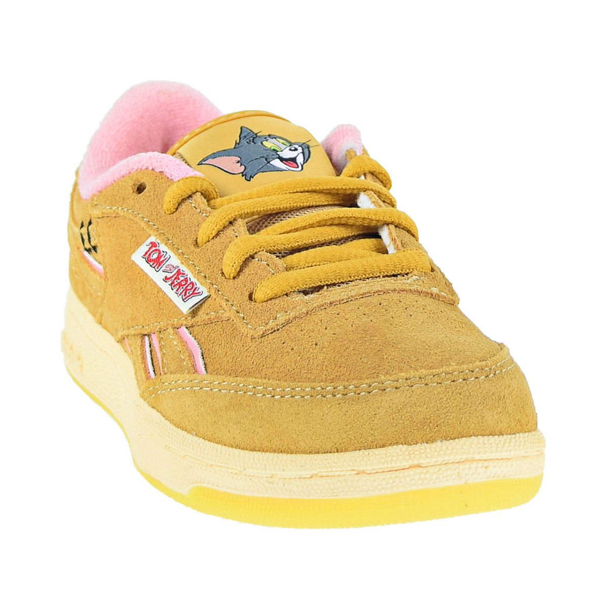 Reebok Tom And Jerry Club C Revenge Little Kids' Shoes Bold Brass-Quiet Pink