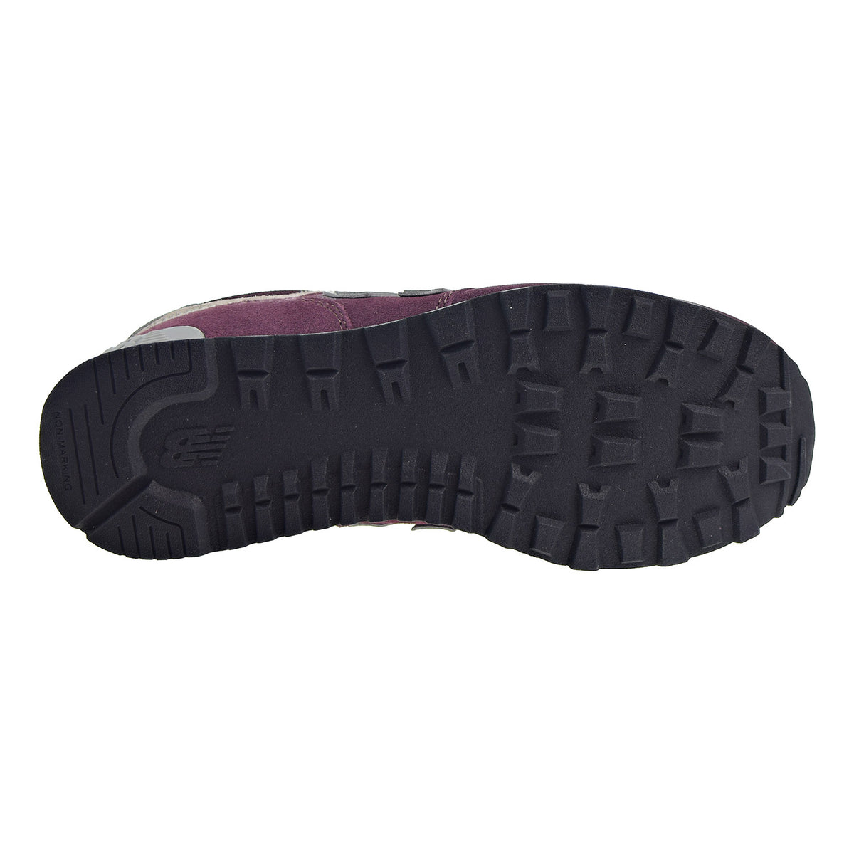 New Balance 574 Core Big Kid's Shoes Burgundy/Grey