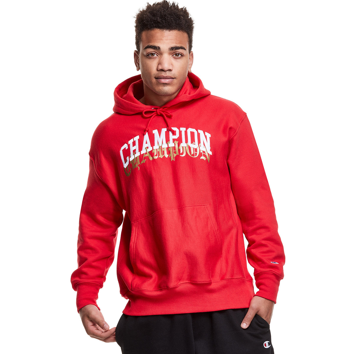 CHAMPION x Disney Mickey Mouse Doodle Mens Hoodie