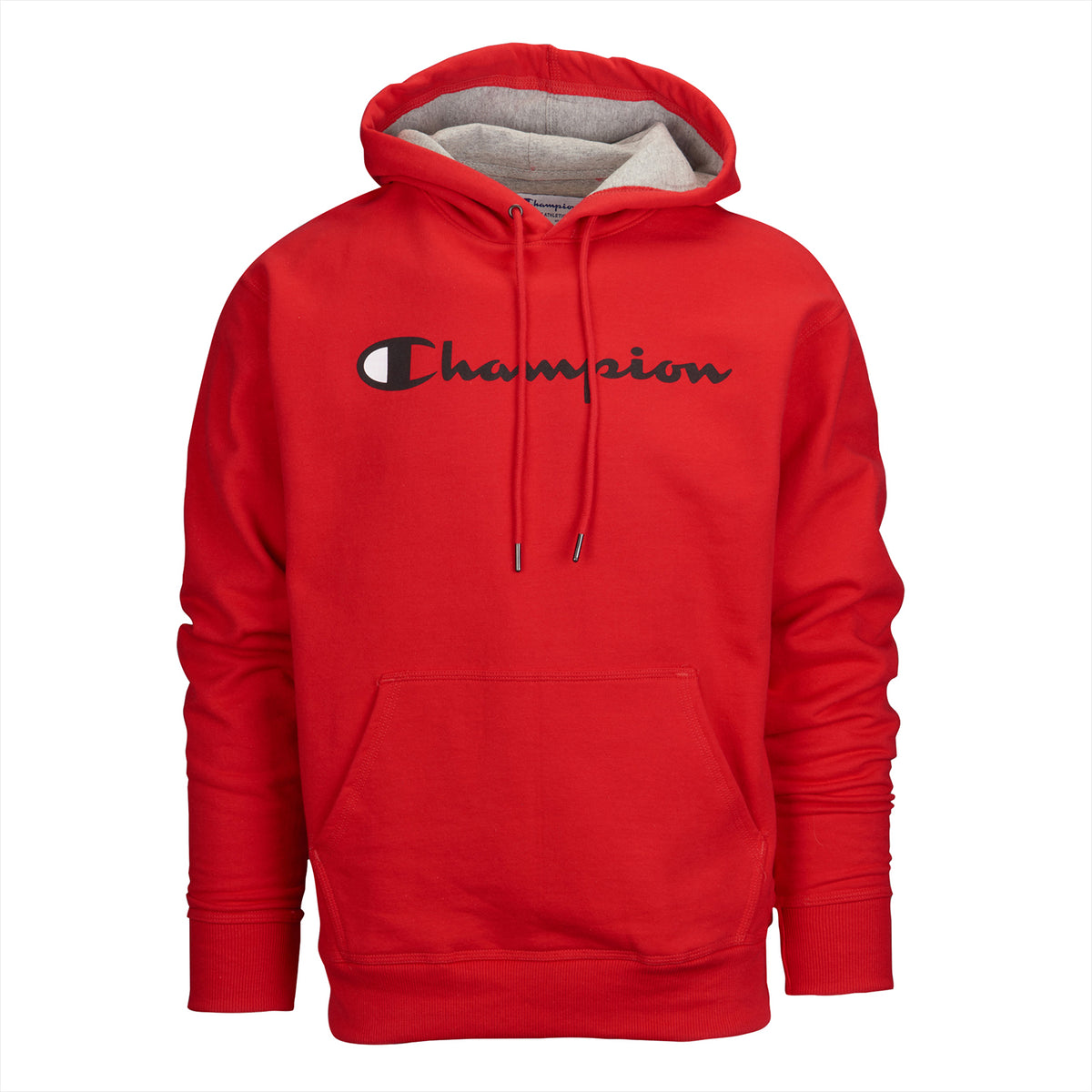 champion R/W script logo ribline hoodieサイズL