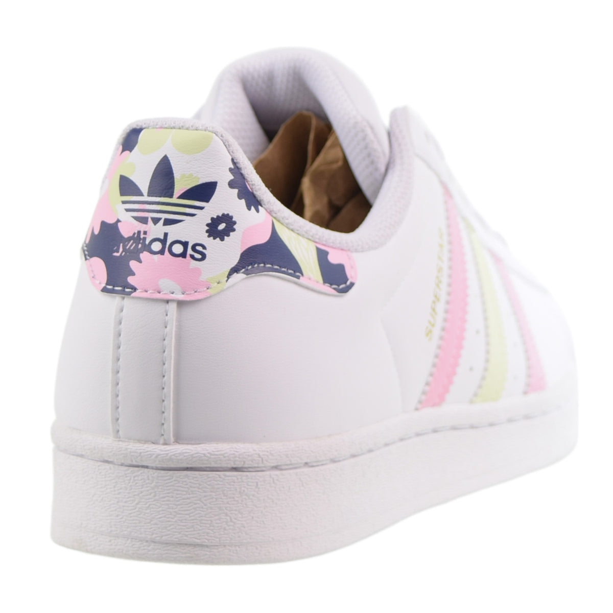 Adidas Superstar Big Kids Shoes Cloud White Floral