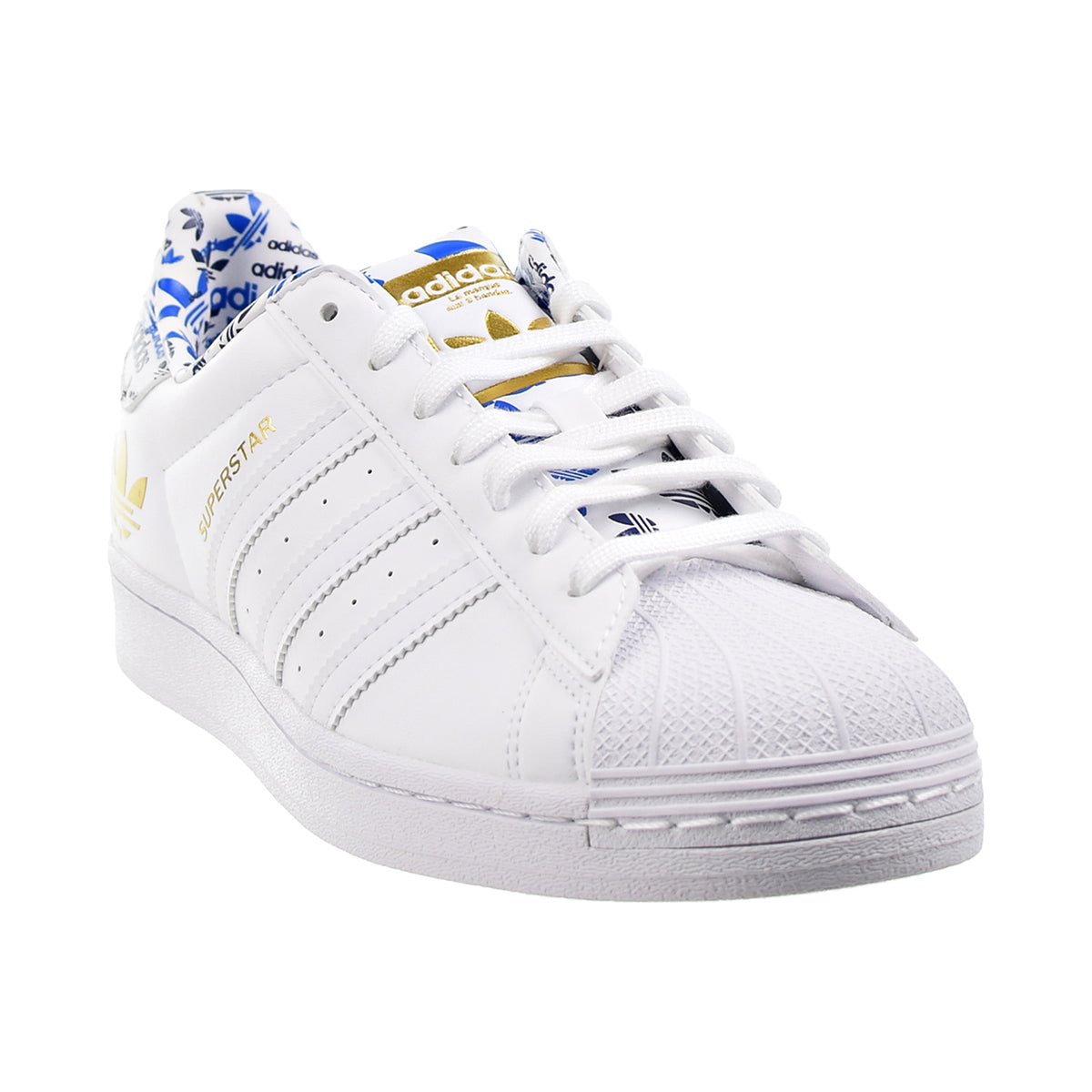 Cloud Superstar White-Gold Shoes Metallic-Blue Men\'s Adidas