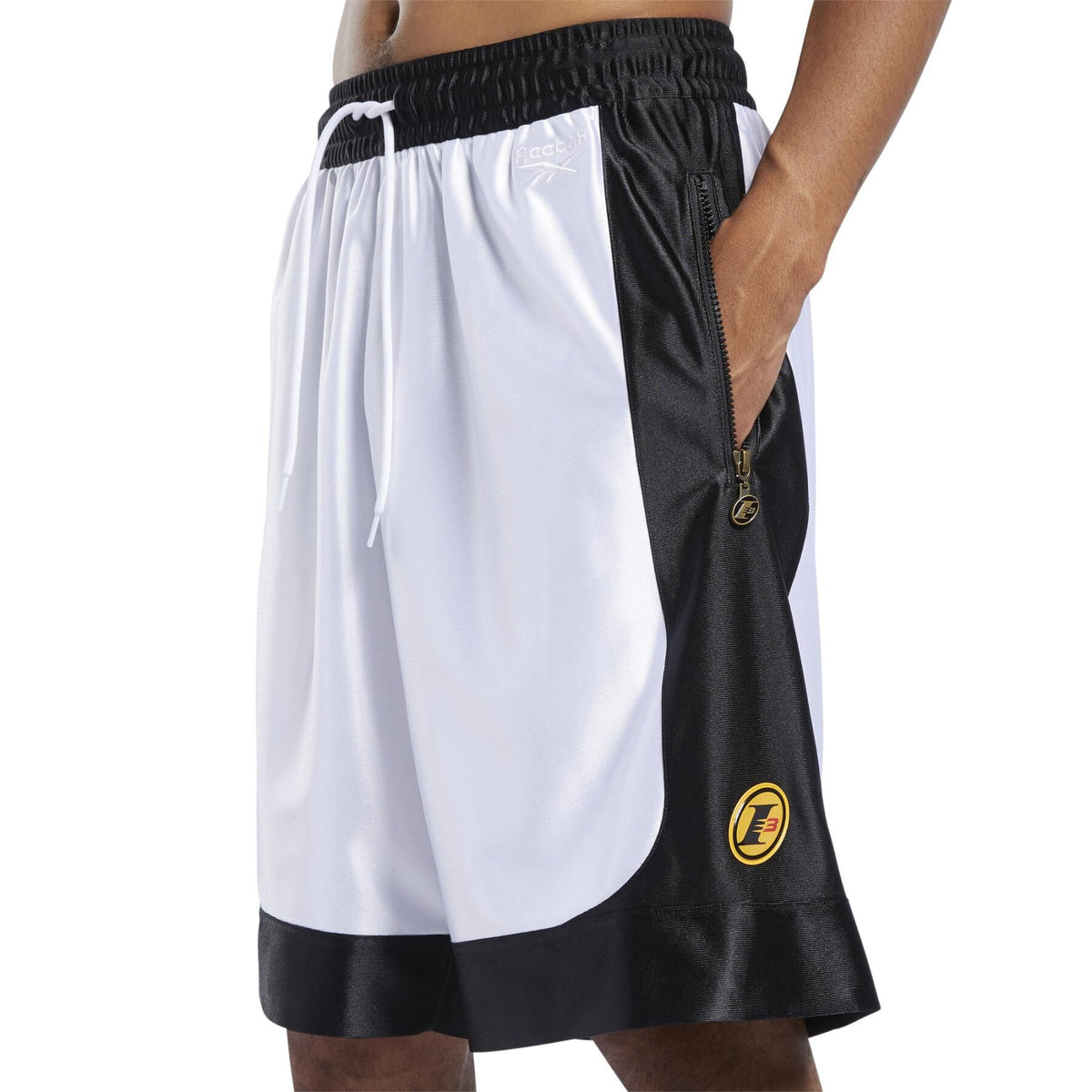 Reebok x Allen Iverson I3 Archive Men's Basketball Shorts White-Black