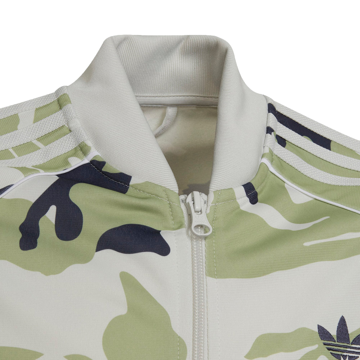 Adidas Big Kid's Camo SST Track Jacket Orbit Grey-Magic Lime-Shadow Na