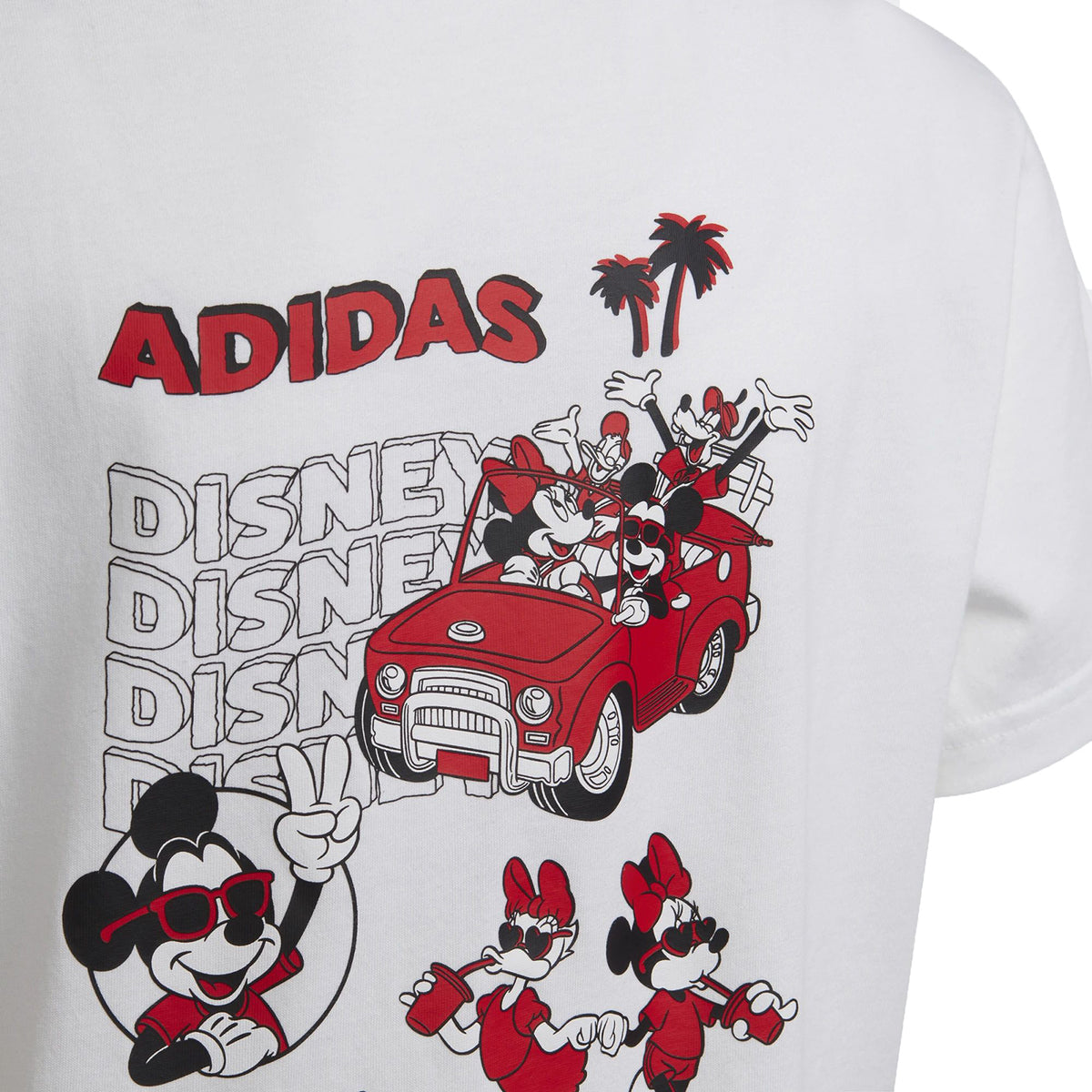 Adidas Disney Mickey And Friends Kid's Tee White