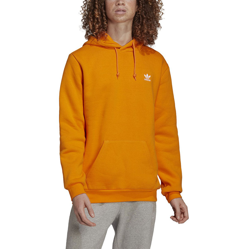 Bright Adidas Essentials Trefoil Orange Adicolor Hoodie Originals