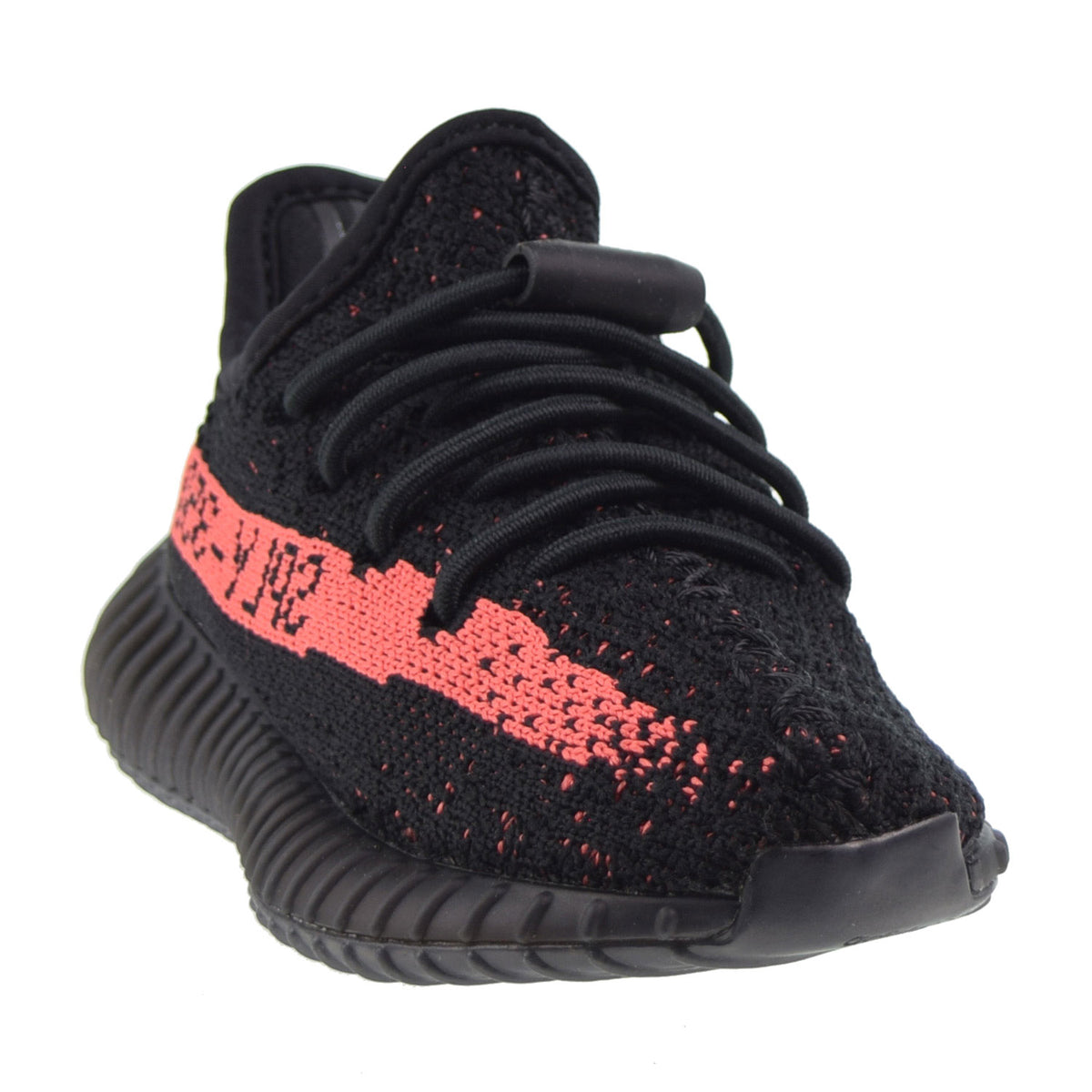 Adidas Yeezy Boost 350 V2 Core Black Team Red Athletic Shoes