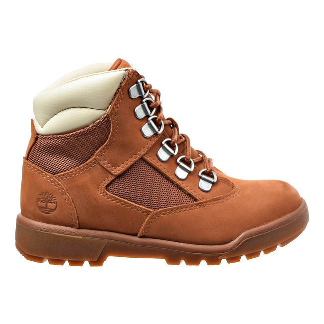 Timberland 6 Inch Youth's Field Boots Dark Orange