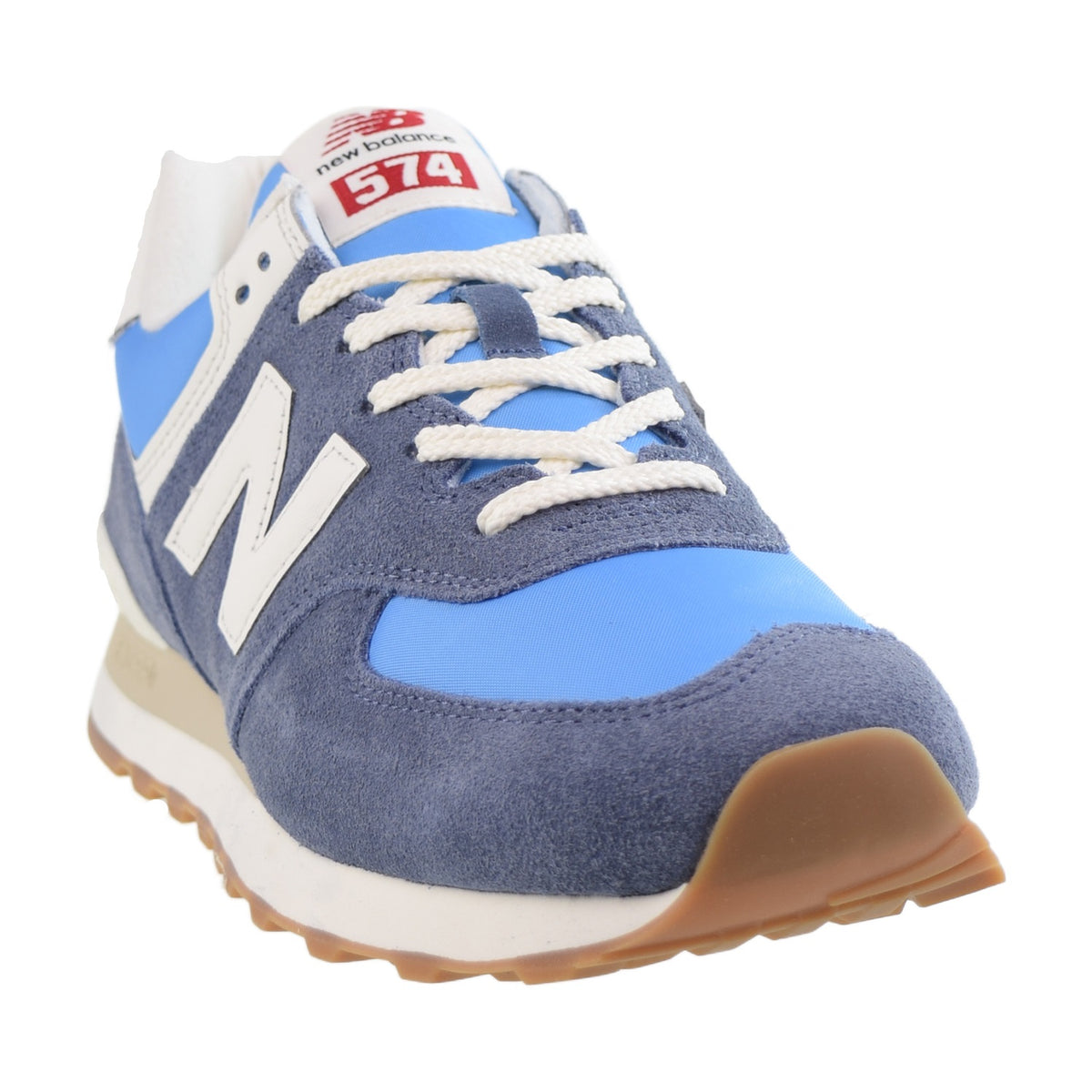 New Balance 574 Men's Shoes Blue-White Gum