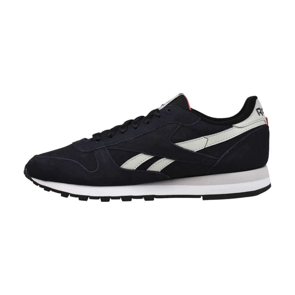 Reebok Classic Leather Men's Shoes Black/Steel Fog/Cherry 100032774