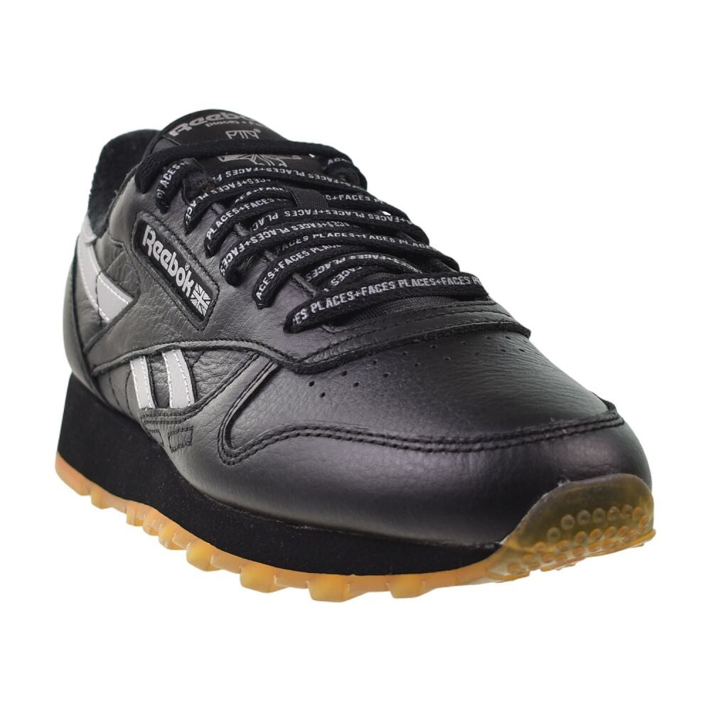 Reebok Classic Leather Places+Faces Men's Shoes Black/Silver 100201810