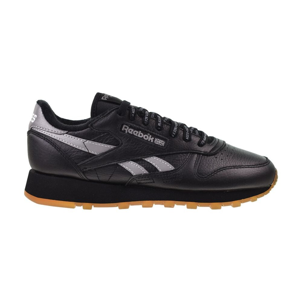 Reebok Classic Leather Places+Faces Men's Shoes Black/Silver 100201810