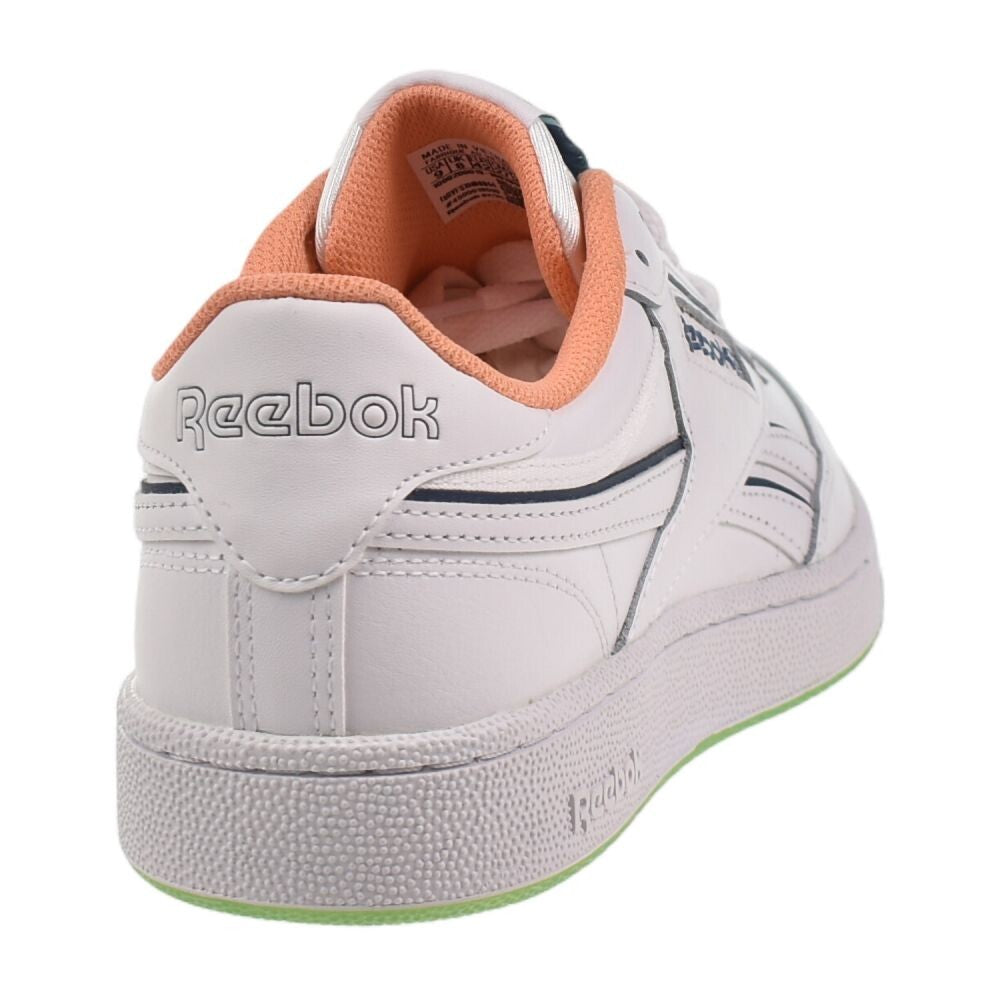 Reebok Club C Revenge Men's Shoes White/Aqua/Orange 100208995