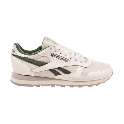 Reebok Classic Leather Men's Shoes Chalk/Chalk/Green 100209516